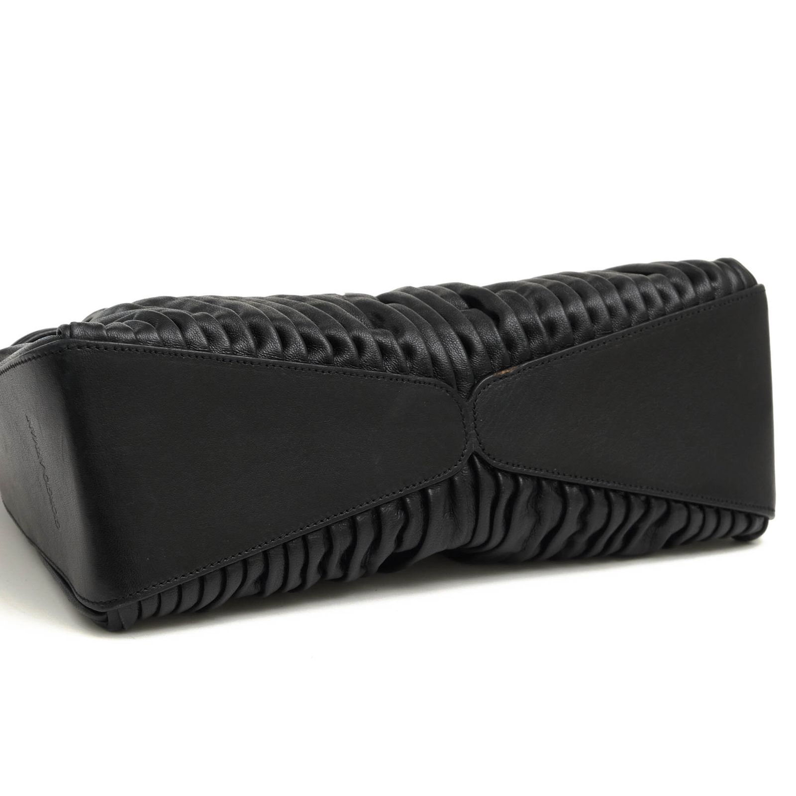 GIORGIO ARMANI ハンドバッグ ナイロン×レザー Giorgio Armani Men's Leather and Nylon Crossbody Bag