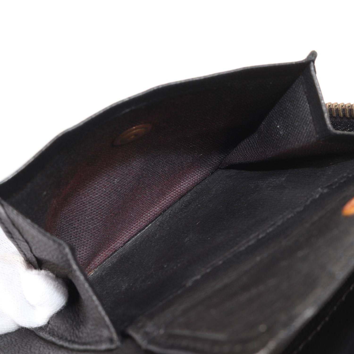 visvim ビズビム 財布 ブラック 黒 / ラウンドジップ レザー