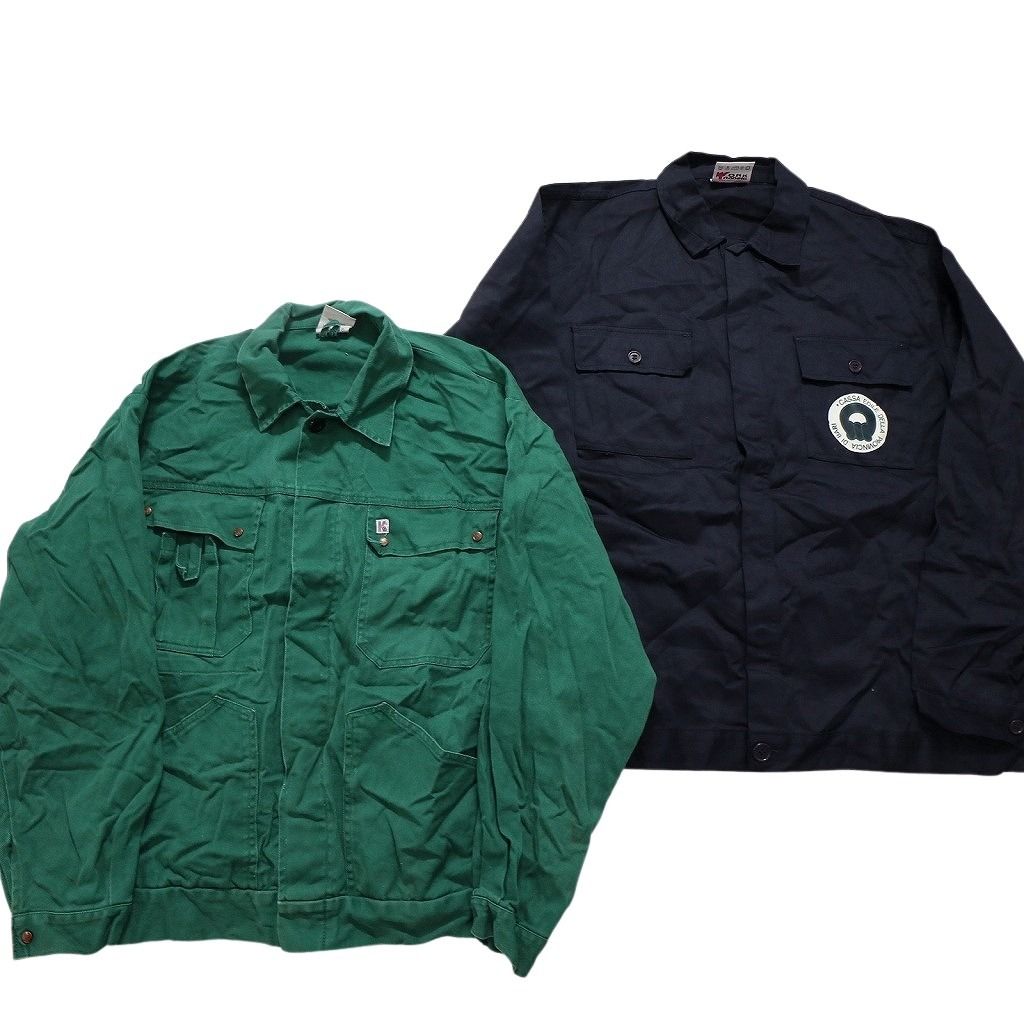 古着卸 まとめ売り ユーロワーク ワンポイント ジャケット 6枚セット