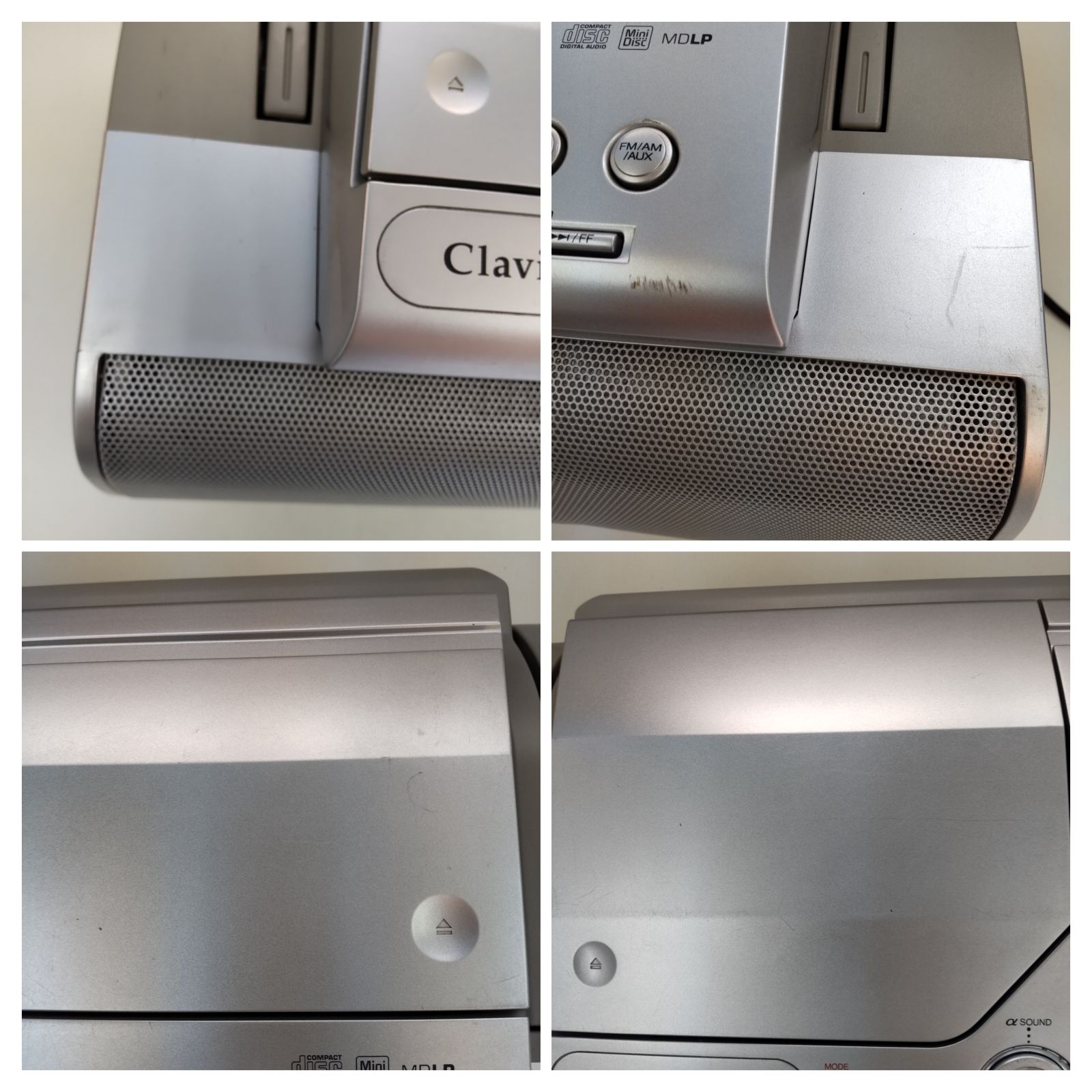 ビクターCD/MDラジカセ クラビア RC-L1MD-W 2005年製 VICTOR ビクター CD MD ラジカセ Clavia クラビア RC-L1MD-S