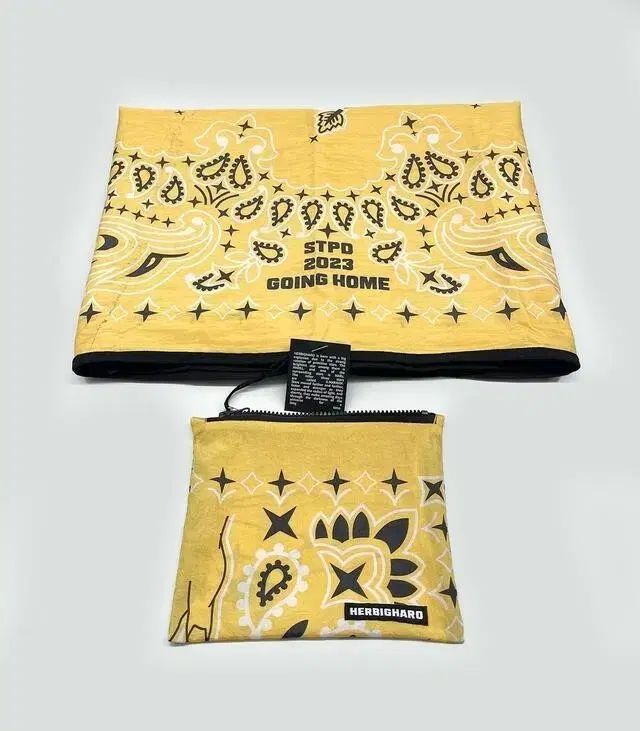 HERBIGHARO BANDANA BLANKET YELLOW