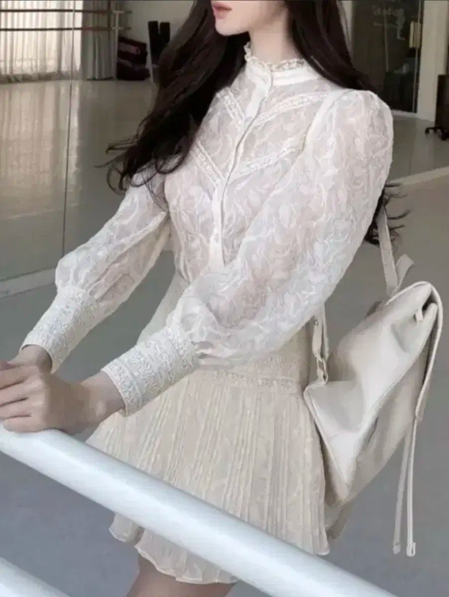 labelle blanc ラベルルブラン ローズ デテ セットアップ アイボリー