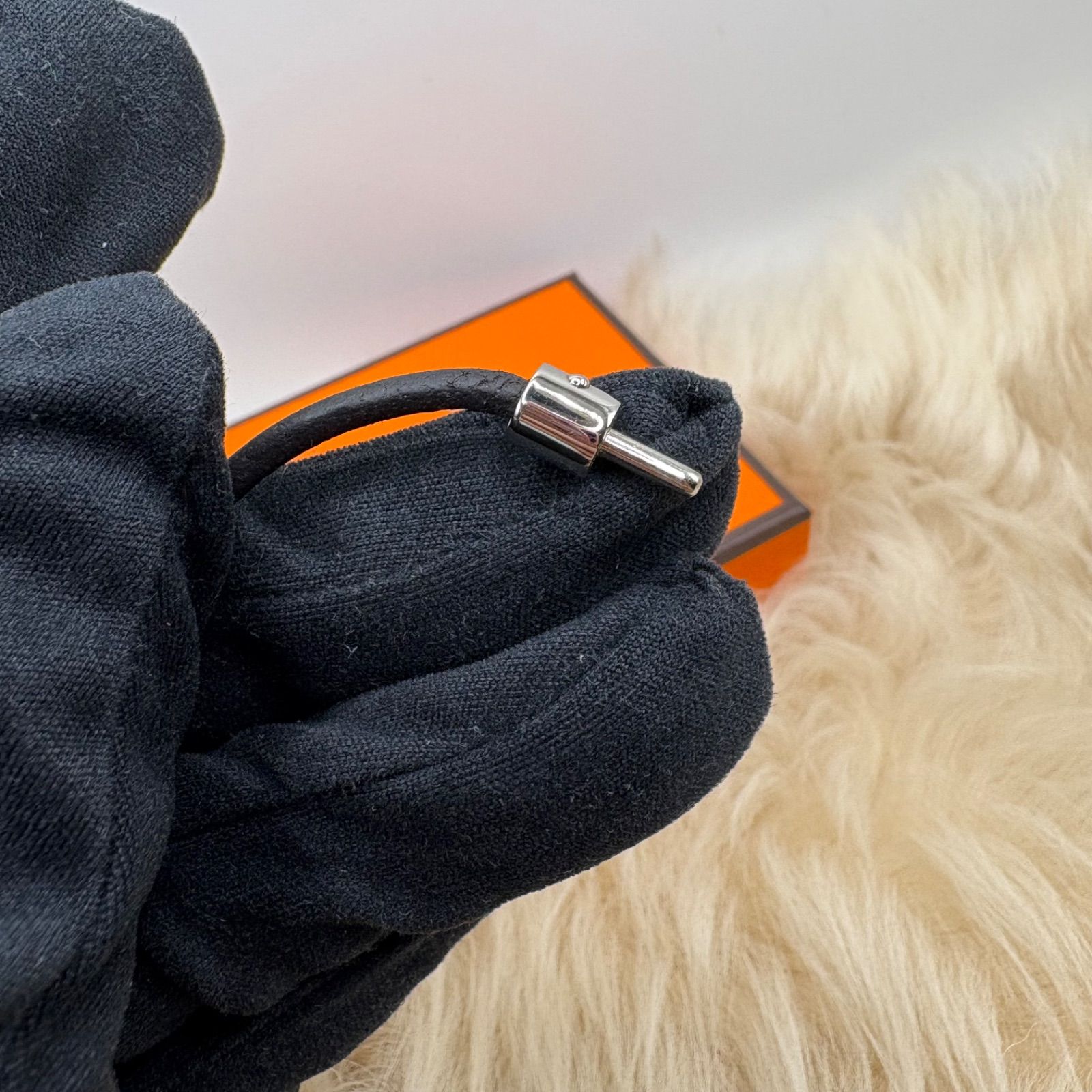 HERMES エルメス ヴィヴィリデ ファンタジー ブレスレット レザー