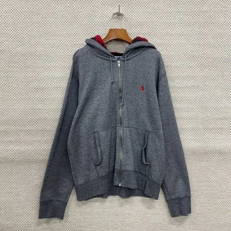 ポロ Ralph Lauren(ラルフローレン) カジュアル グレー 裏起毛 フード ジップアップ 105 K07026