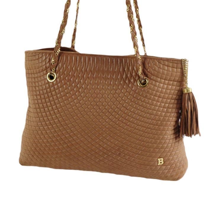 BALLY バリー トートバッグ ショルダーバッグ キルティング Bロゴ 
