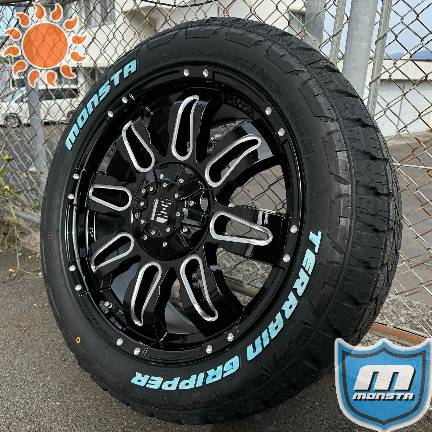 良品20x10J ランクル100 シグナス XF OFFROAD XF220 20インチマッドタイヤホイールセット ATTURO TRAIL BLADE MTS 295/55R20 33x13.50R20 ラジアルタイヤ