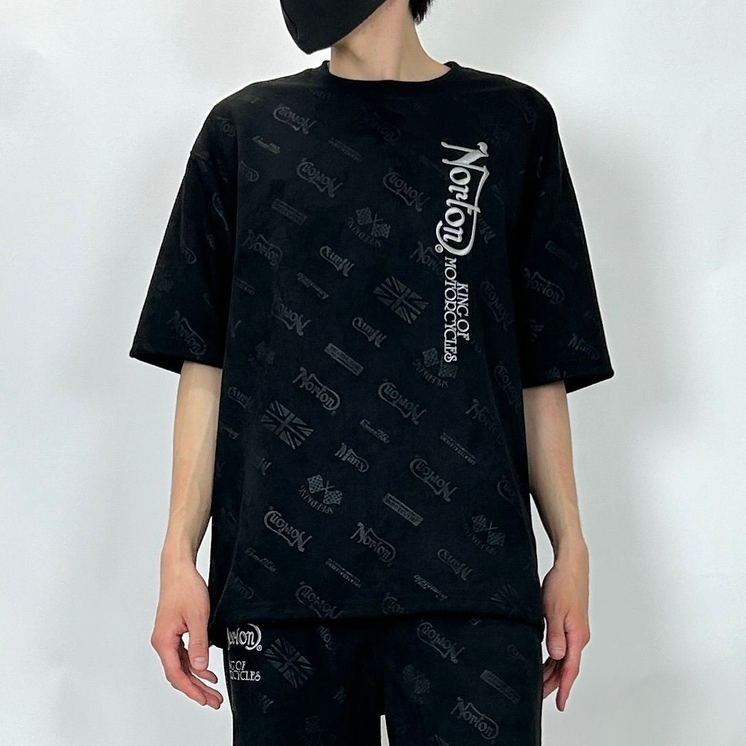 Norton XL スウェードシャツ　極美品 極美品 XL シングルステッチ HARBORSIDE GRAPHICS Tシャツ