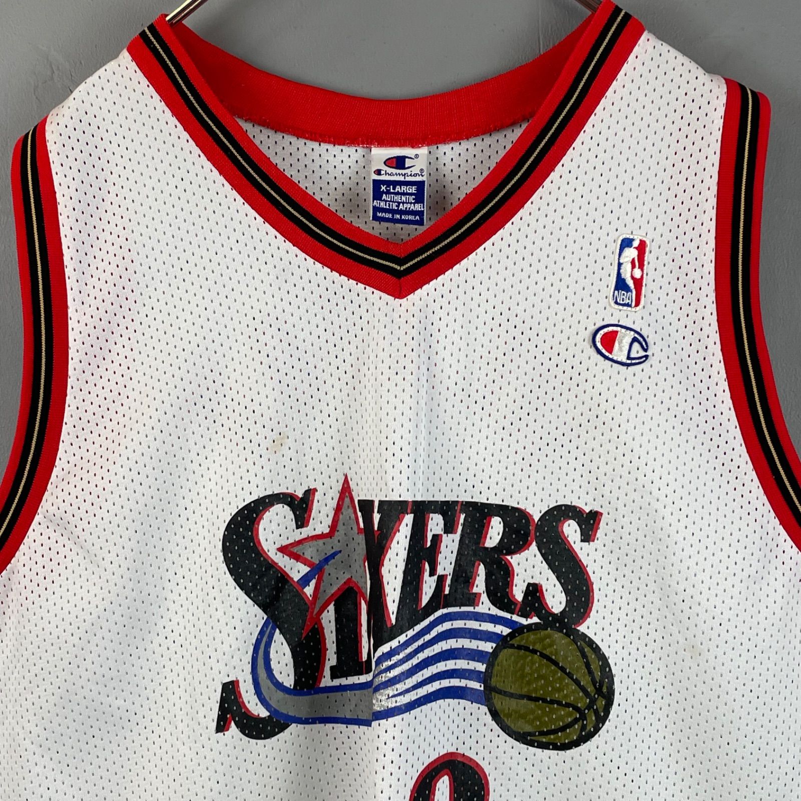 Champion NBA PHILADELPHIA SIXERS #3 Allen Iverson フィラ