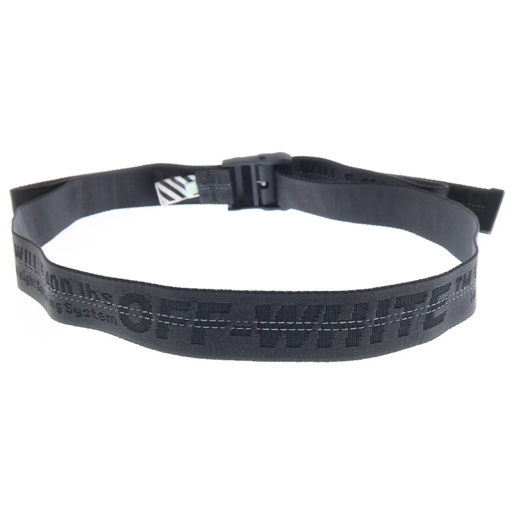 オフホワイト INDUSTRIAL BELT インダストリアルロゴベルト