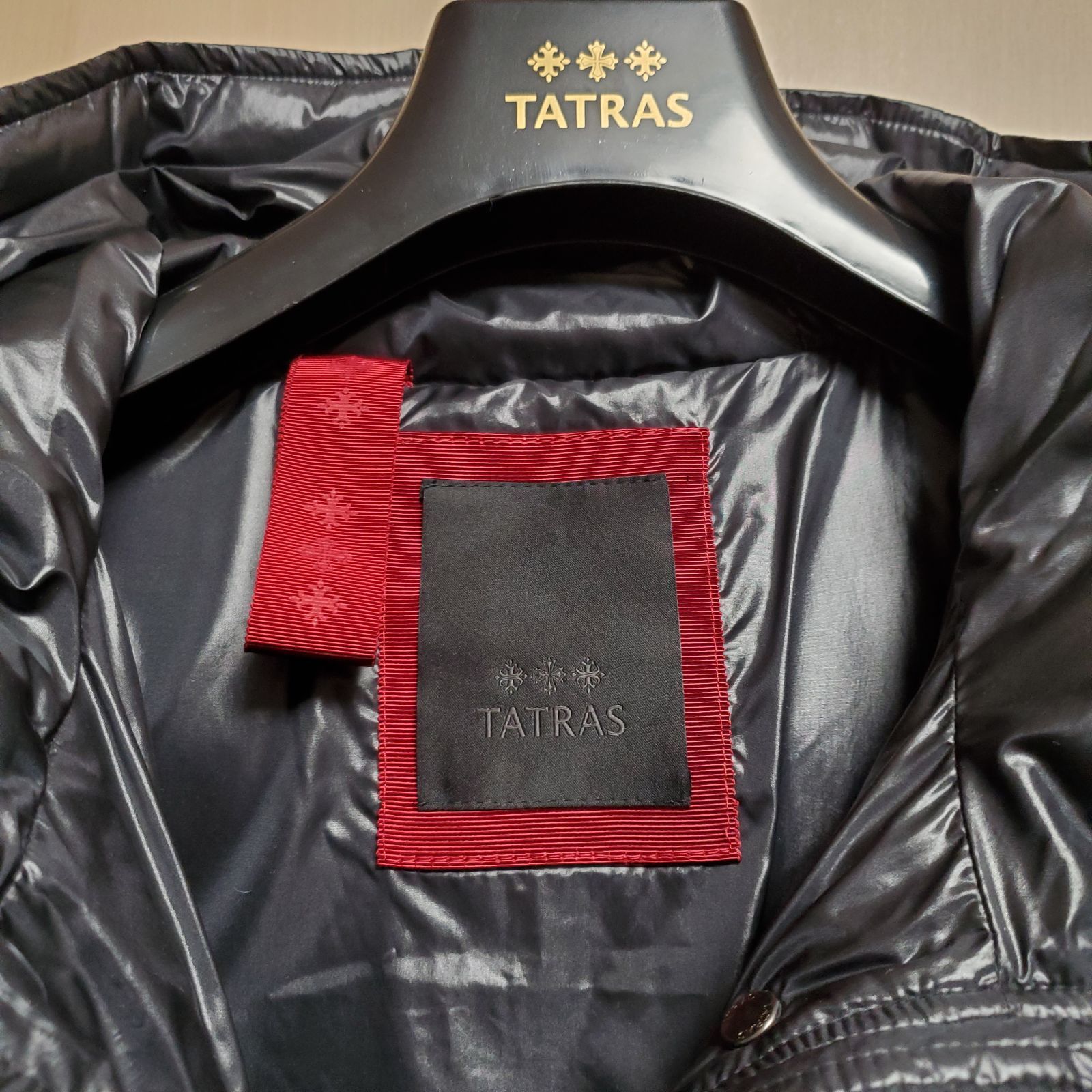 TATRAS新品❗TATRAS タトラス   ダウンジャケット　ダウンコート　黒　サイズ2