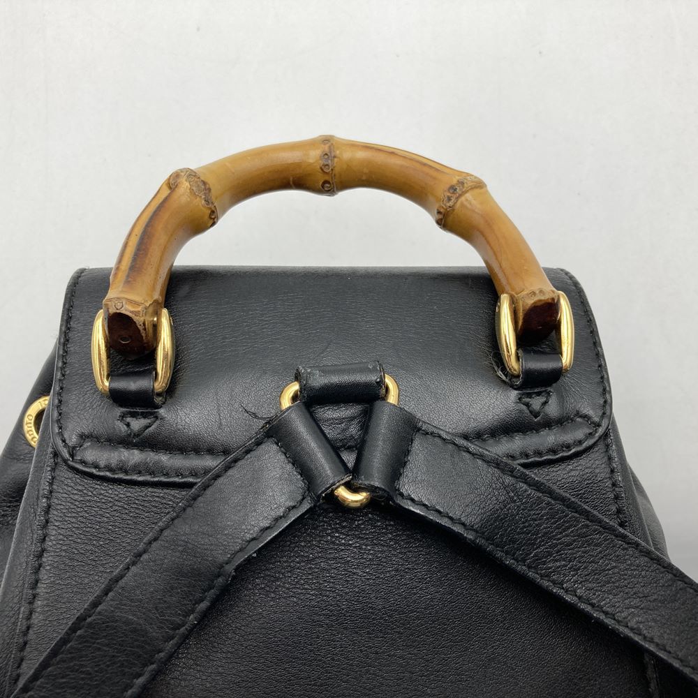 GUCCI オールドグッチ バンブー リュックサック バックパック