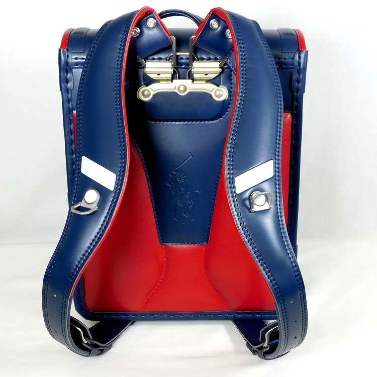 新品 定価88,000円 ラルフローレン ランドセル 男の子用 紺x赤 A4 