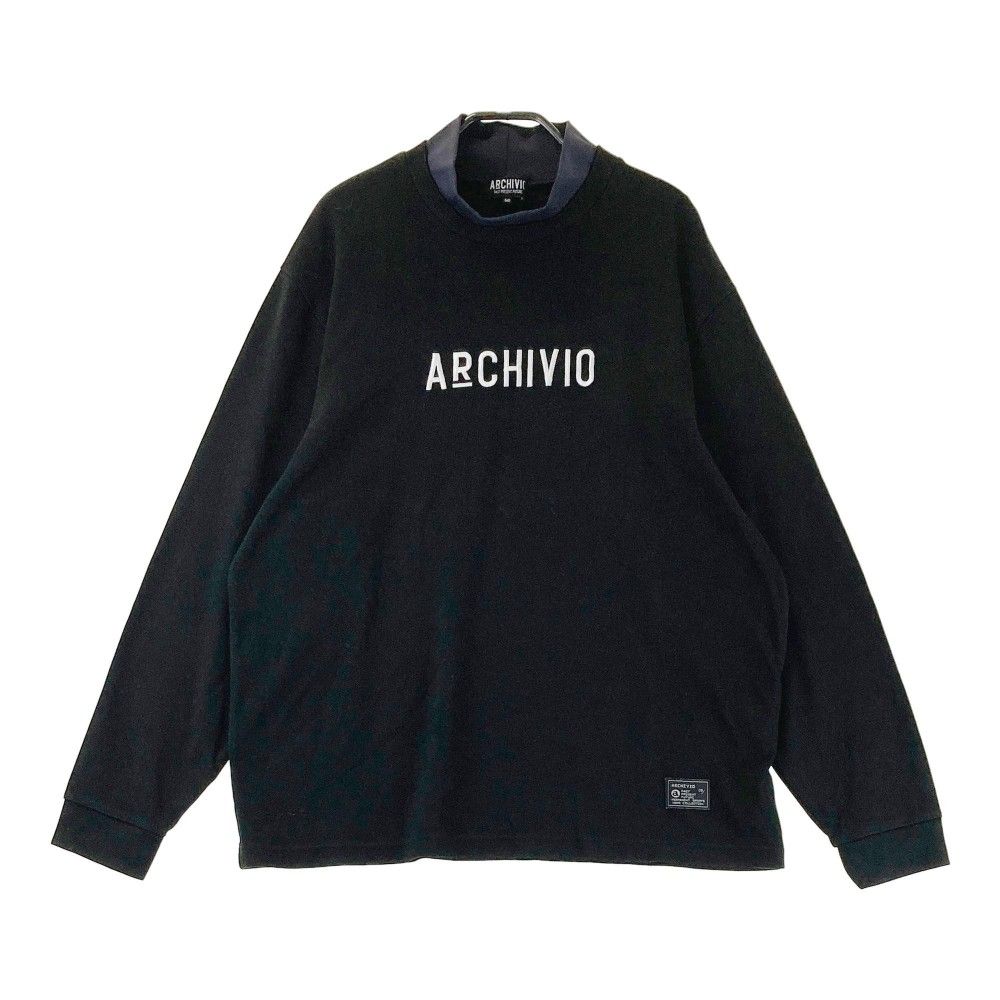 サイズ：50 ARCHIVIO アルチビオ ハイネック 半袖Tシャツ