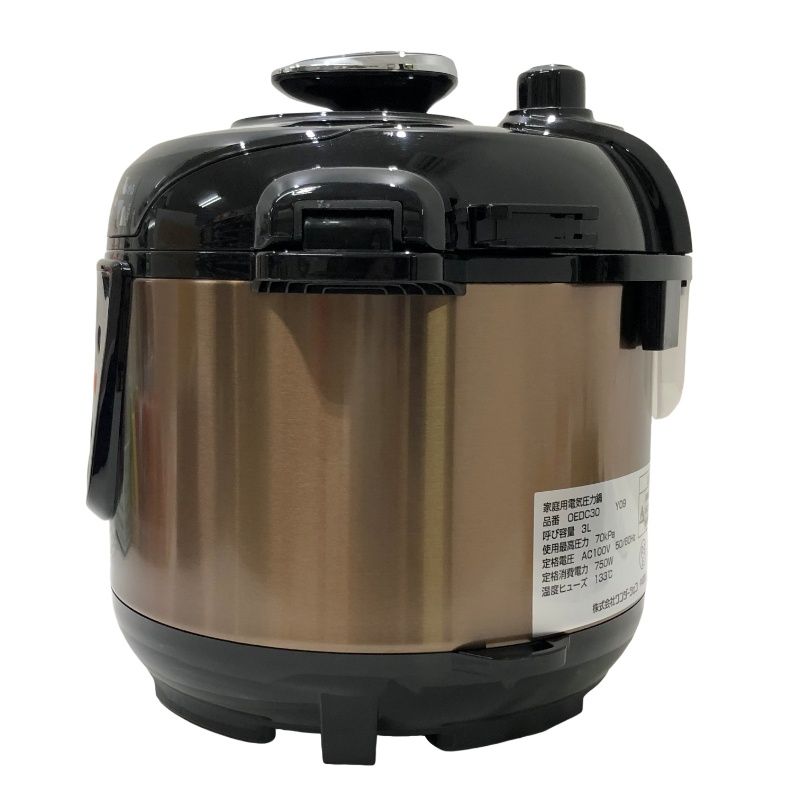 【未使用】ワンダーシェフ マイコン電気圧力鍋 OEDA30 3.0L ※箱ダメージ有 10365899 未使用ワンダーシェフ マイコン電気圧力鍋 OEDA30 3.0L 10381831