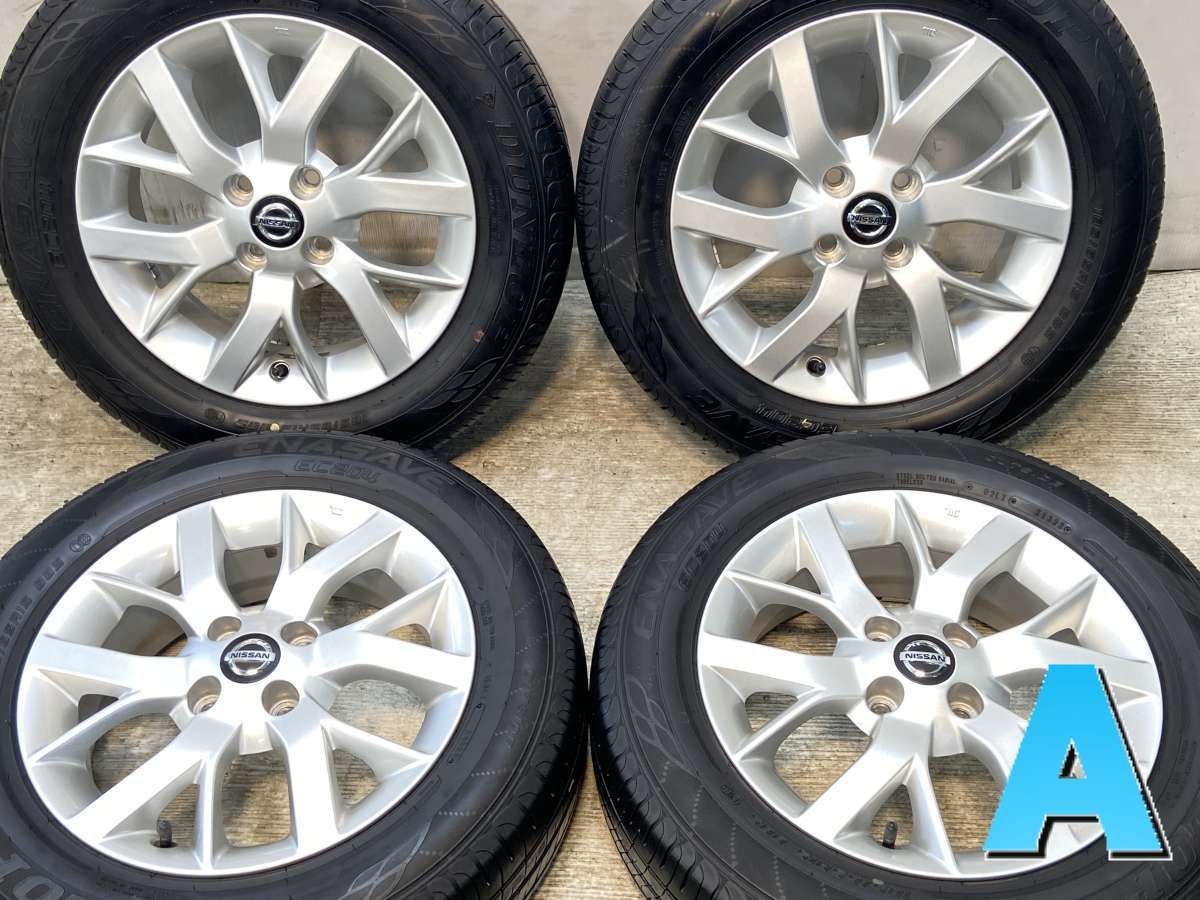 185|65R15 ダンロップ エナセーブ EC204 日産純正 15x5.5 40 100-4穴 タイヤ サマータイヤ ホイールセット 4本セット s15250527010