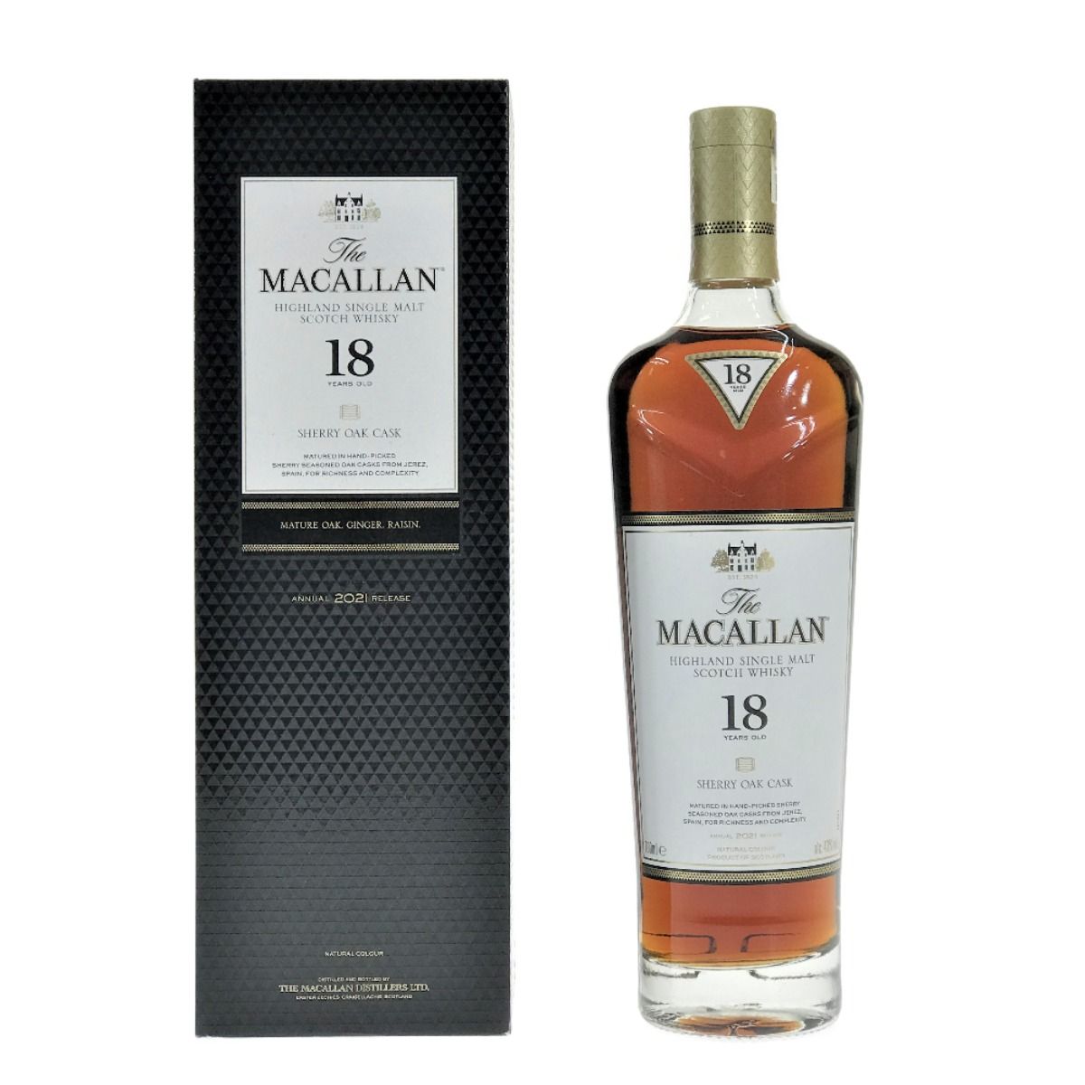 The MACALLAN マッカラン 18年 2021 シェリー オーク シングルモルト