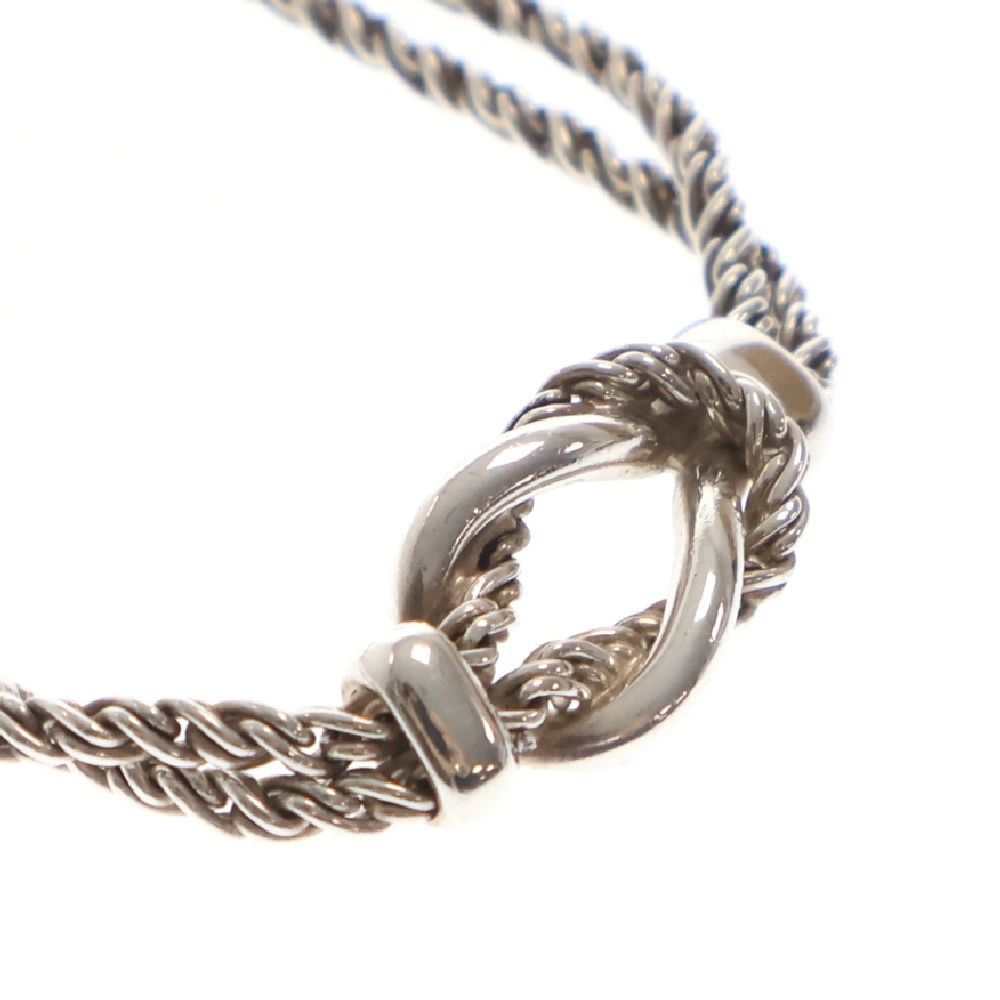Tiffany＆Co. ティファニー ダブルロープ センターノット ブレスレット ティファニー ブレスレット センターノットダブルロープ SV925
