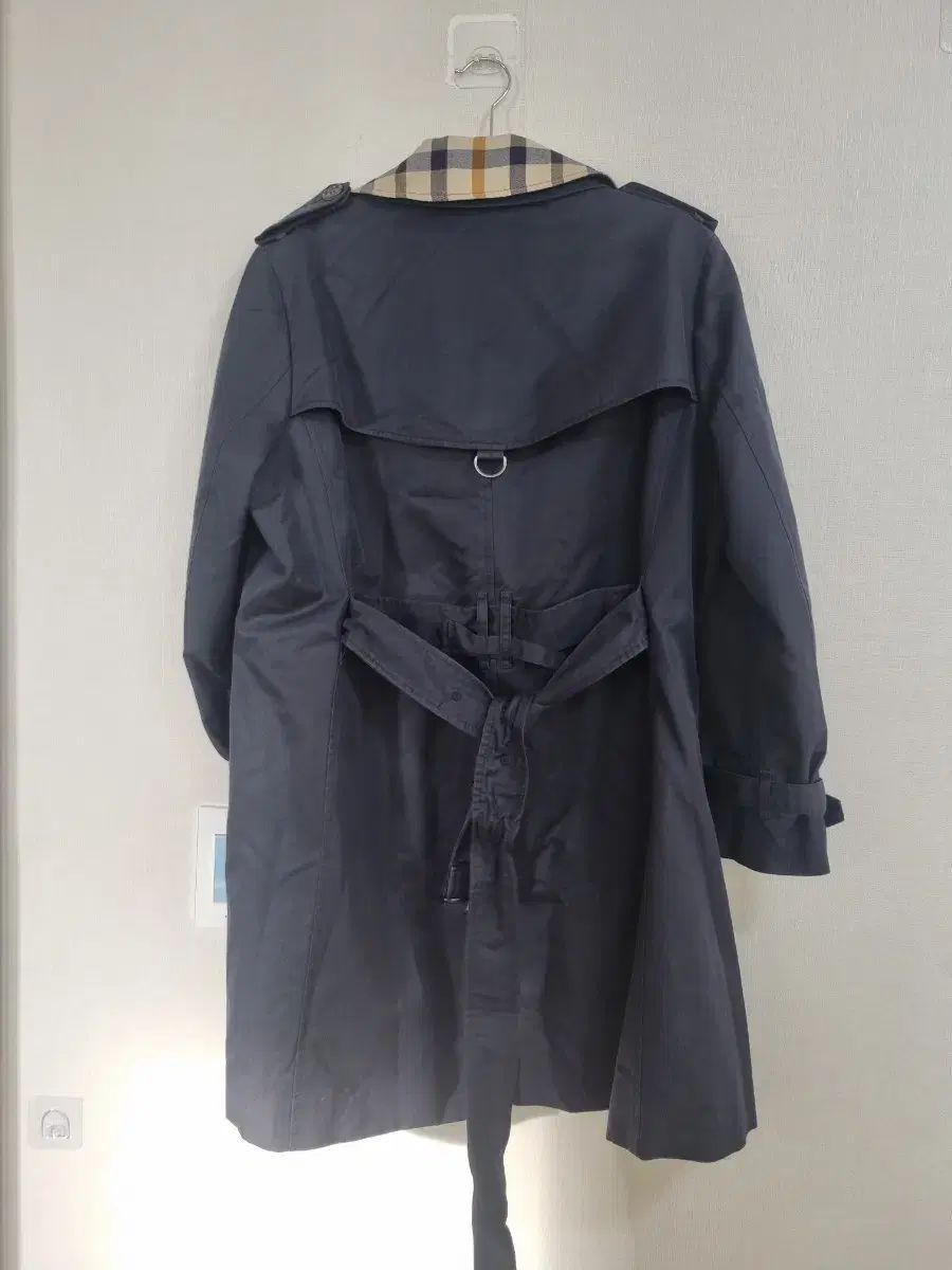 BURBERRY(バーバリー ) ネイビー トレンチ コート - メルカリ