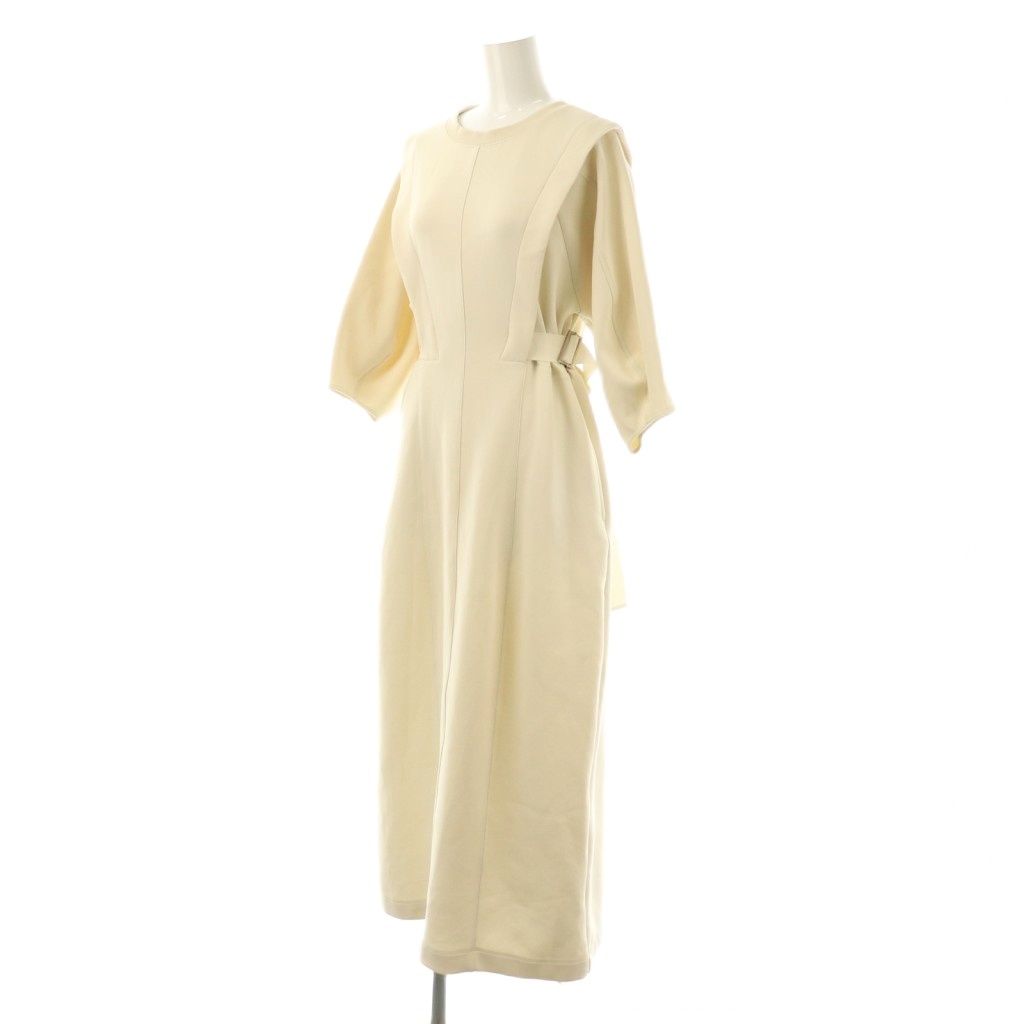 ADAM ET ROPE' サイドベルトダンボールワンピース ADAM ET ROPE'（アダムエロペ）の「【サステナブル】サイド