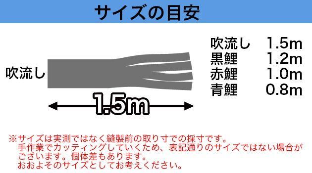 金昇龍吹流し入り15号友禅染め3色鯉のぼりフルセット お庭＆ベランダ用ナイロンタフタ鯉のぼり