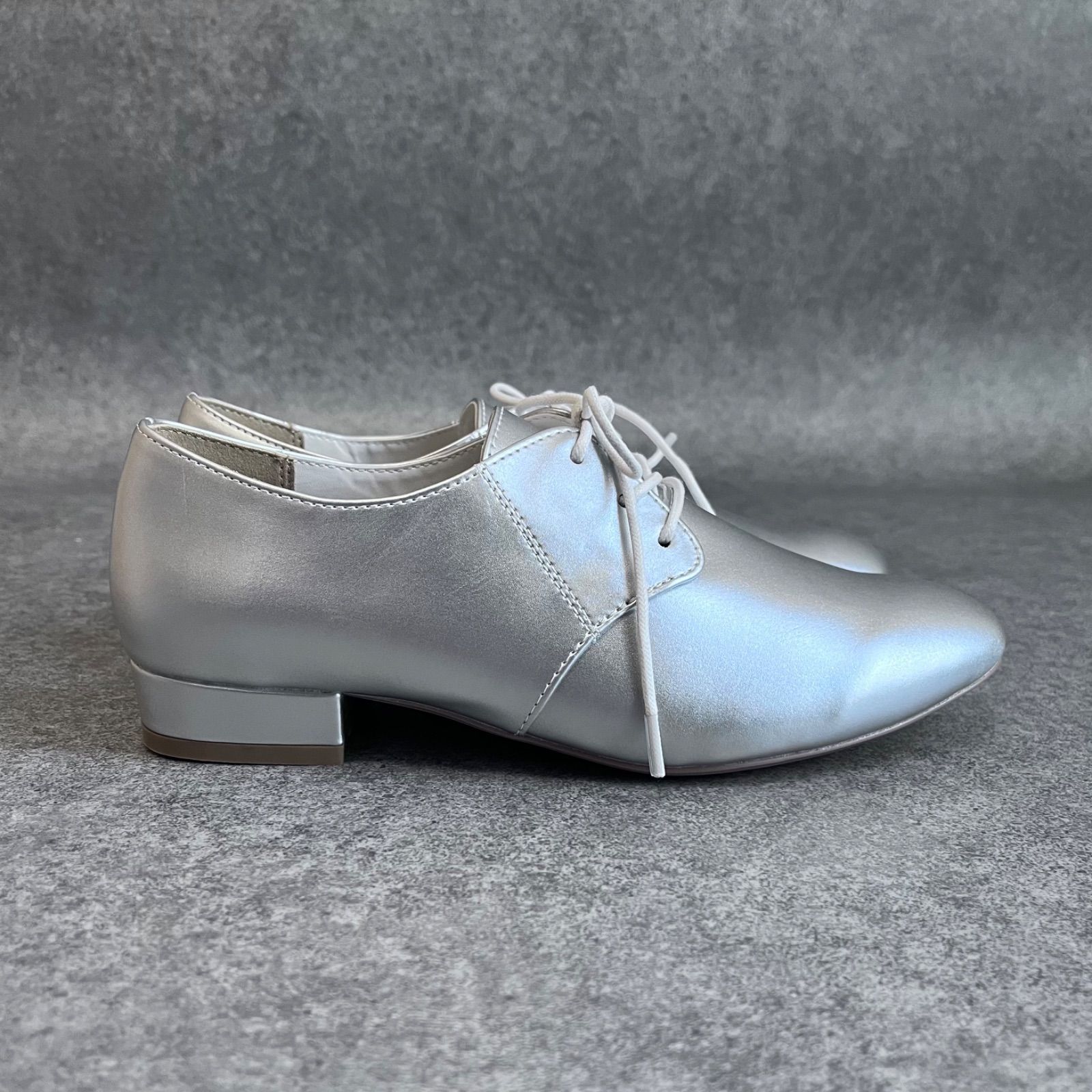 SUI / スイ / レースアップシューズ /シルバー SUI / スイ / レースアップシューズ / ブラック・シルバー（全6サイズ