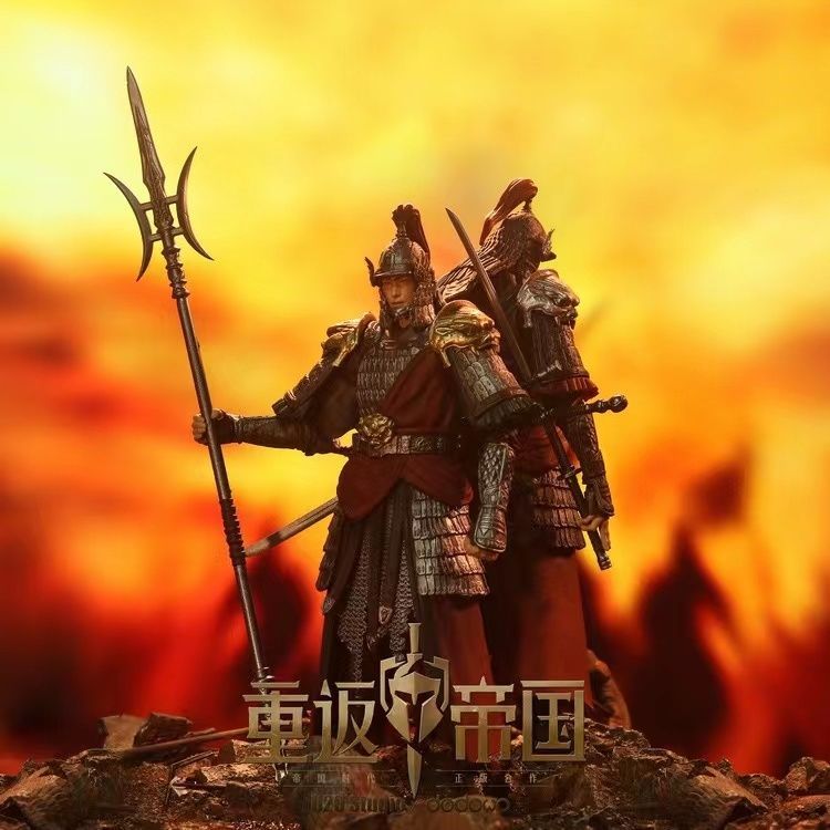DODOWO 1/12 中華剣士 シルバー.Ver DAWN OF KINGDOMS 中華剣士(銀) 1/12スケール可動フィギュア