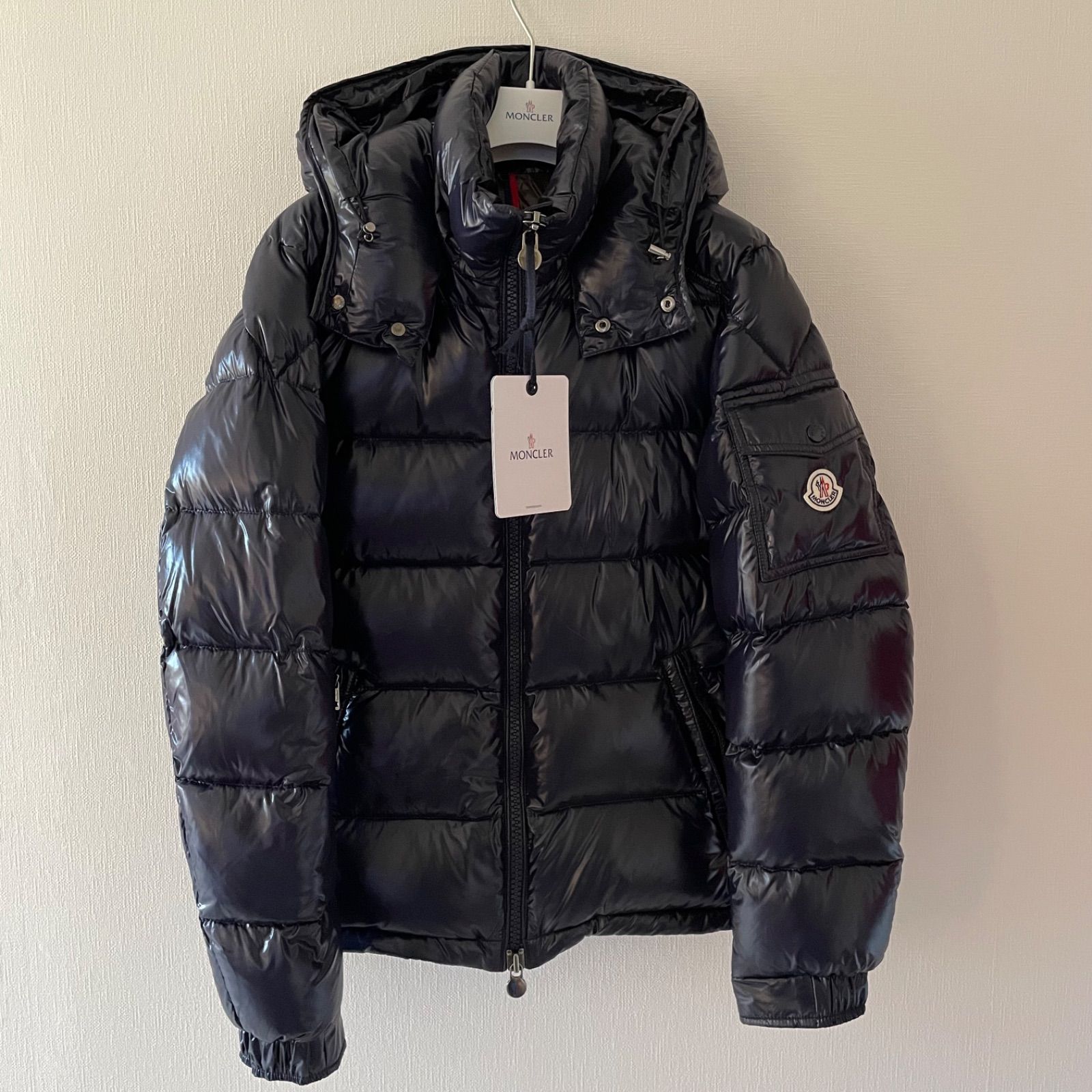 moncler maya 4Y ネイビー(ハンガー付き) Moncler MAYA navy マヤ ネイビー moncler maya 4Y ネイビー(ハンガー