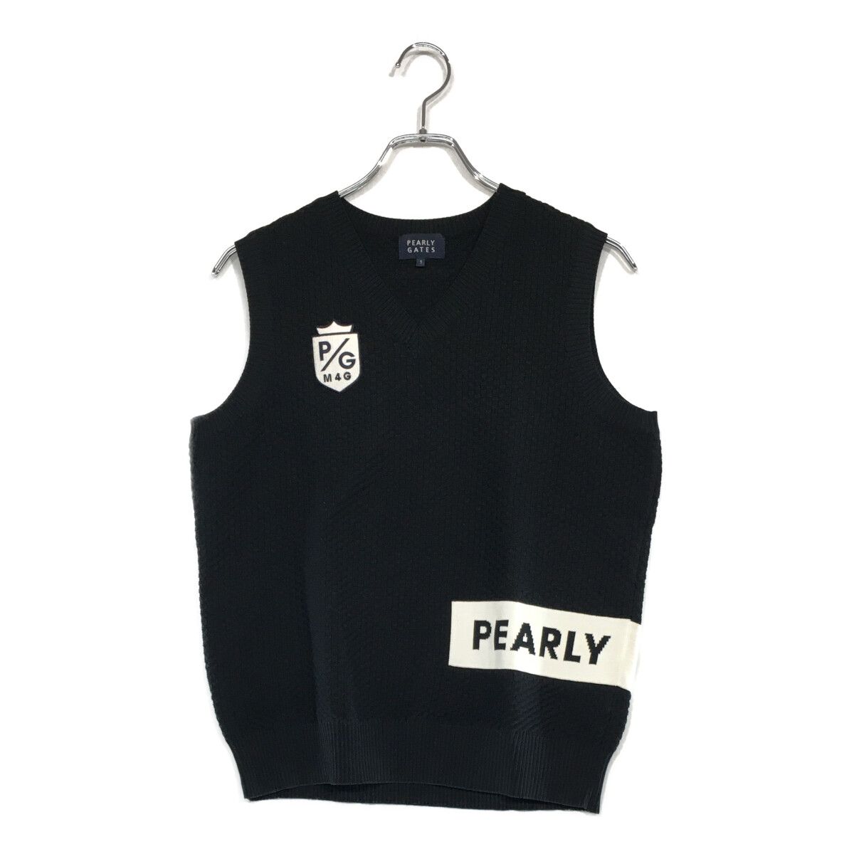 レディース パーリーゲイツ PEARLY GATES ベスト 1(M) 紺 ネイビー V