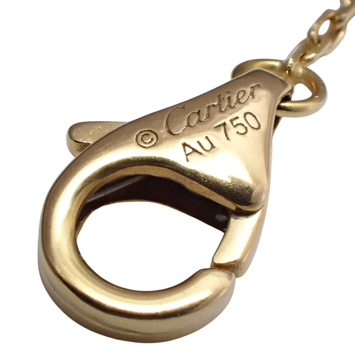 Cartier カルティエ 鑑定書付き ゴールド ダイヤモンド ネックレス Cartier - カルティエ Cartier ダムール ダイヤ 0.24ct D/VS2