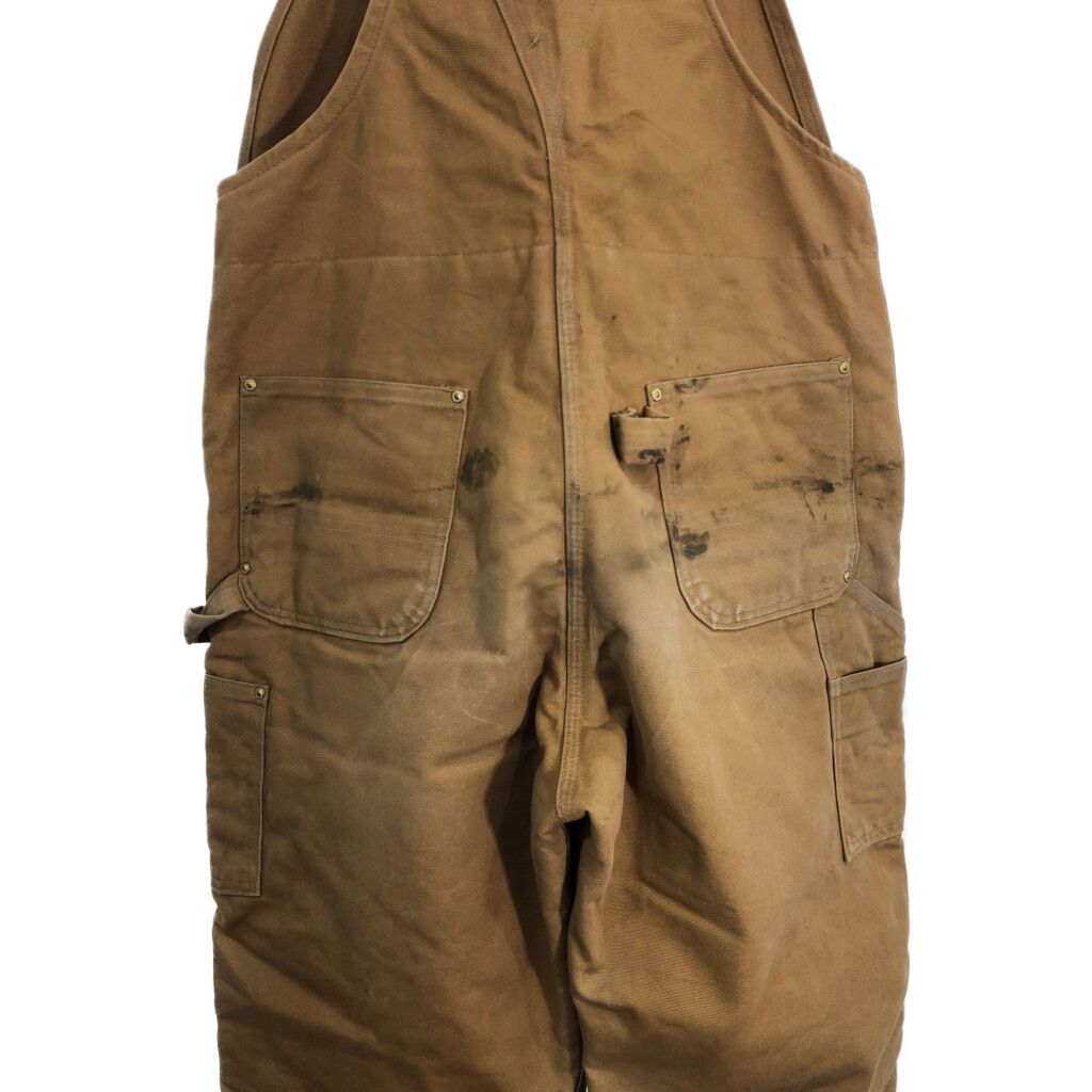 00年代 Carhartt カーハート ダック ダブルニー ビブオーバーオール