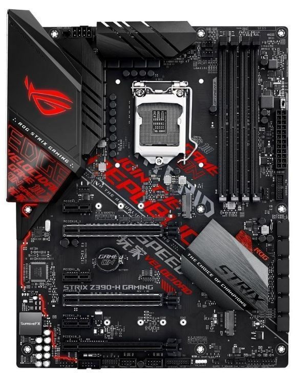 ASUS ROG Strix Z390-H Gaming LGA1151 DDR4 DP HDMI M.2 USB 3.1 ATX Motherboard