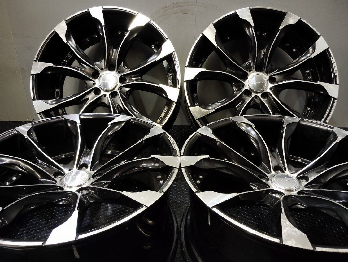 WALD JARRET ヴァルド ジャレット J11-C 社外ホイール 22インチ 4本 9J 10.5J5HPCD120 33 42 空気圧センサー付 レクサスLS等 VHB514MY