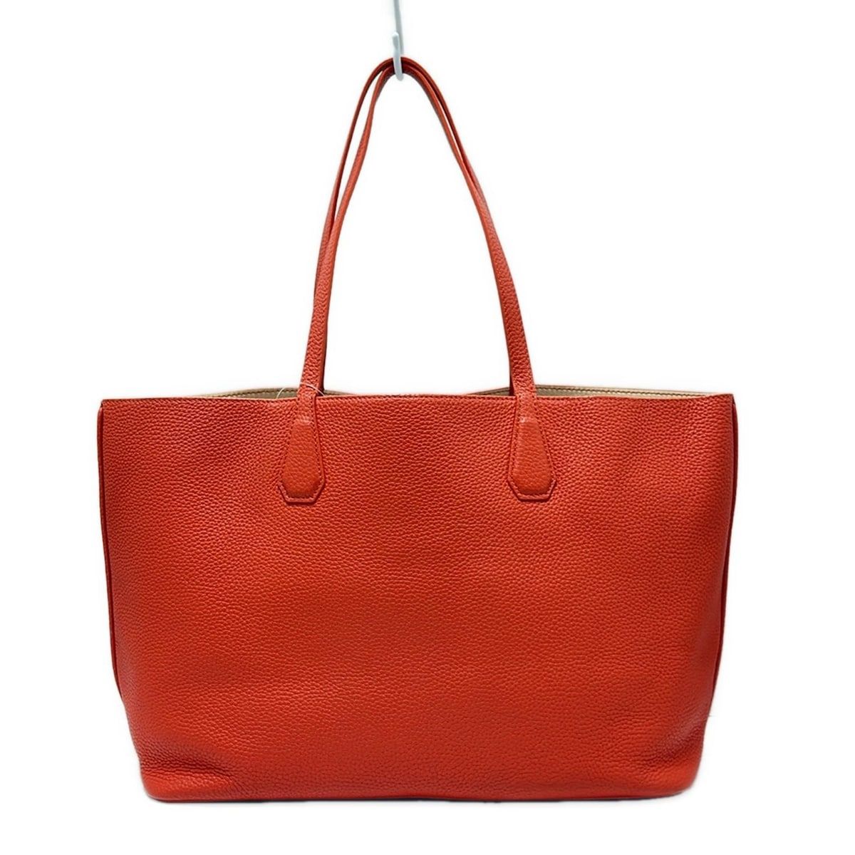 TORY BURCH(トリーバーチ) トートバッグ - レッド レザー - メルカリ