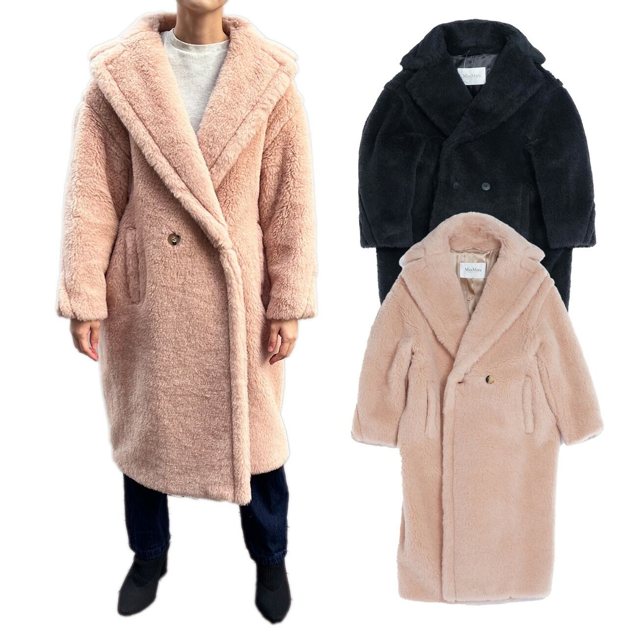 DT★Max Mara★テディベアアルパカコート TEDGIRL マックスマーラ テディベア アイコン コート アルパカ Tedgirl