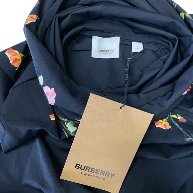 【未使用】BURBERRY バーバリー RiccardoTisci 8037398 ベルフラワー パーカー ハイネック サムホール プルオーバー トップス [サイズ S] 未使用】BURBERRY バーバリー RiccardoTisci 8037398 ベル