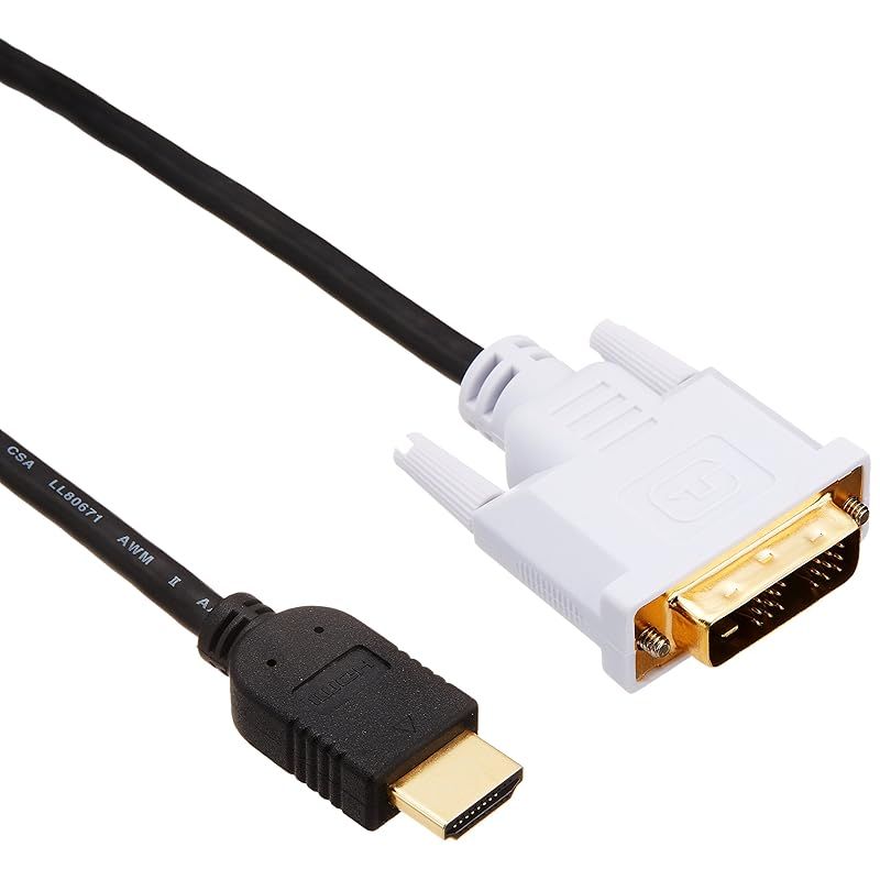 エレコム HDMI-DVI変換ケーブル シングルリンク 2.0m DH-HTD20BK 1