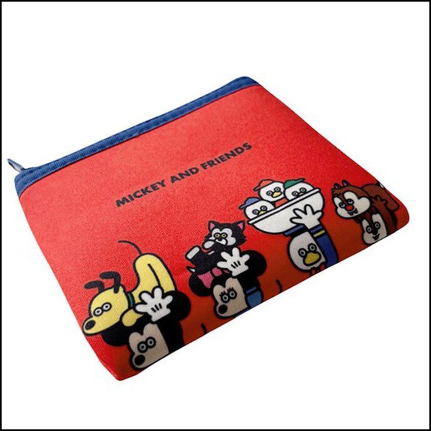 ミッキーマウス ミニフラットポーチ ディズニー 松本セイジ