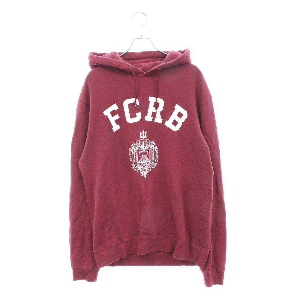 F.C.R.B. (エフシーアールビー) 18AW ACADEMY PULL OVER SWEAT HOODY アカデミー プルオーバー スウェット パーカー ワインレッド FCRB-189068