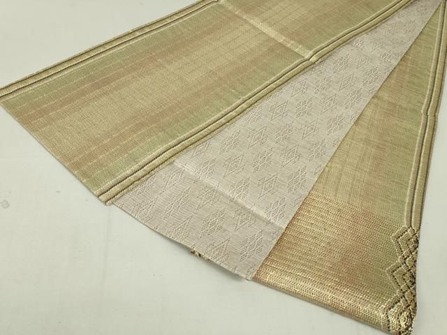 平和屋着物○ひなや工房 くむ・あむ・おる 伊豆蔵明彦 組織 太鼓柄袋帯