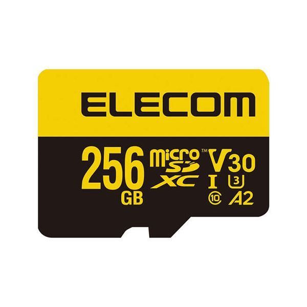 エレコム 高耐久 U3 V30 microSDXC メモリカード 256GB MF-HMS256GU13V3