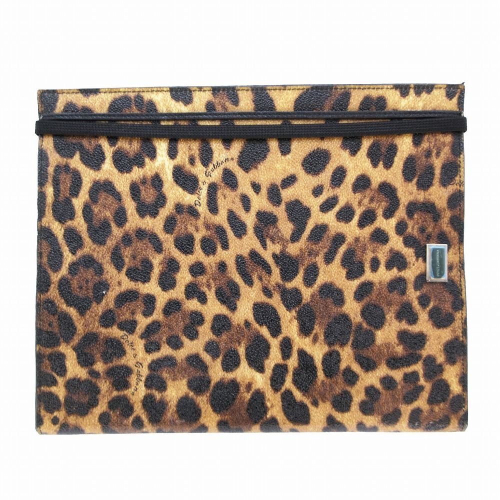 ドルチェアンドガッバーナ Dolce-Gabbana ドルガバ レオパード iPad ケース P2 ヒョウ柄 アニマル マルチ ur44