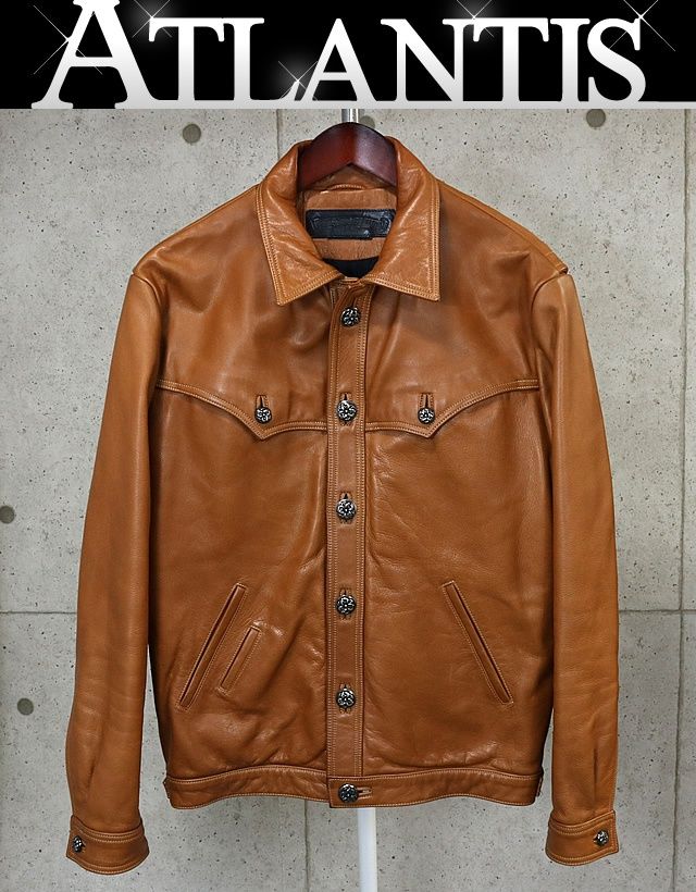 CHROME HEARTS 銀座店 クロムハーツ オーダー クラシックジーン ケルティックボタン メンズ size:L～XL相当 キャメル 96919