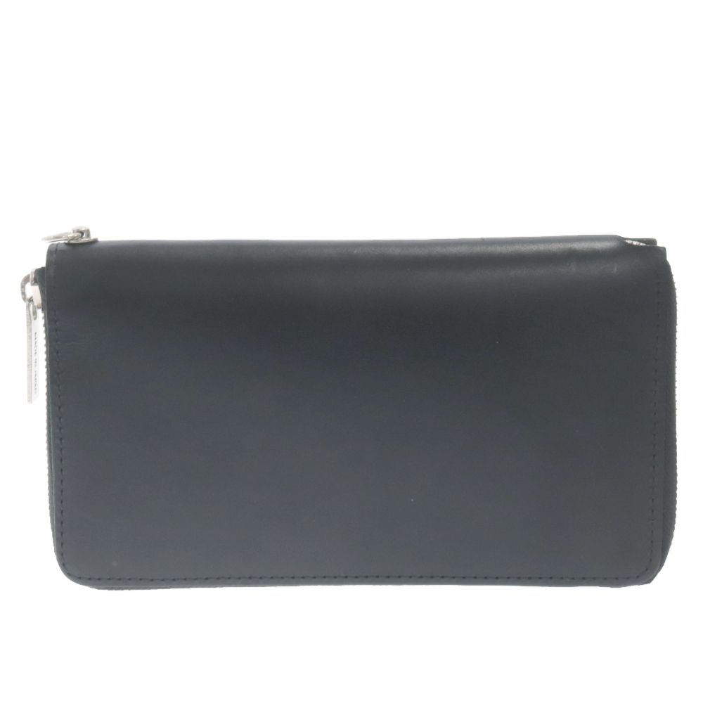 ヨウジヤマモト　長財布　ラウンドファスナー　レザー　本革　ブラック 希少 ヨウジヤマモト レザー ラウンドファスナー 長財布 ブラック 黒