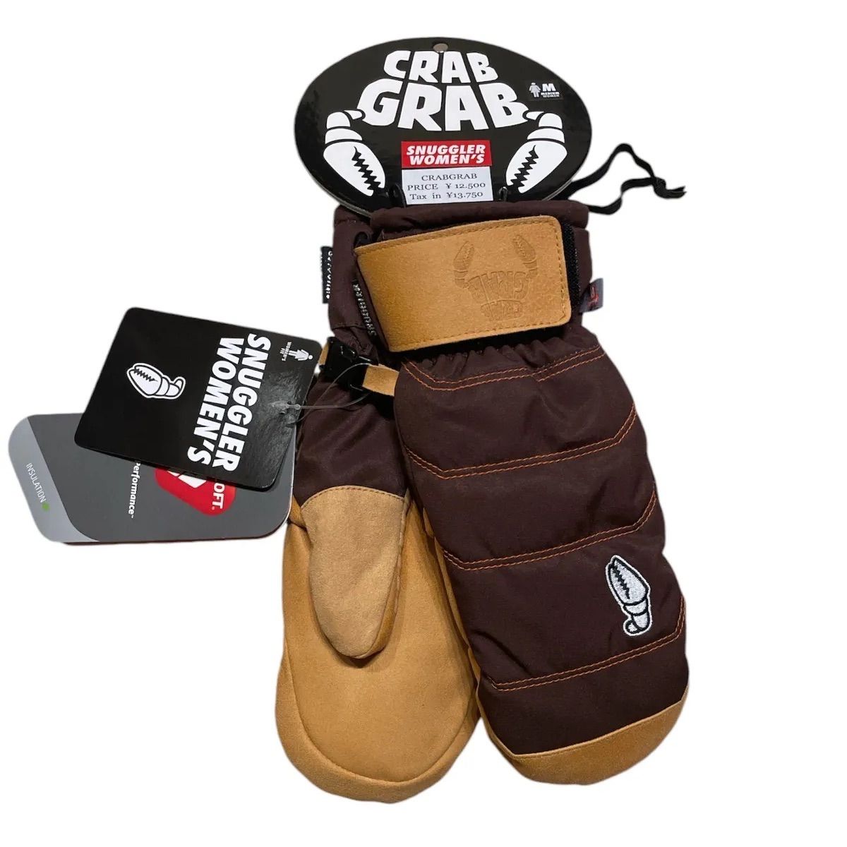 CRABGRAB クラブグラブ　グローブ　Snuggler Women Mitt Brown Contrast Medium　レディース　ブラウン　茶