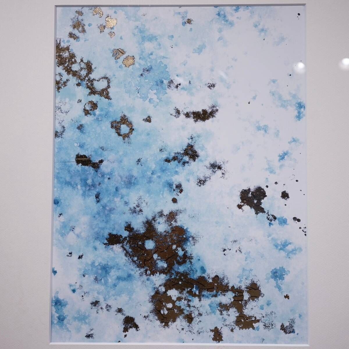 絵画抽象画　北欧　モダン　現代アート　オブジェ　モデルルーム 輸入品 油絵 抽象画 大型 100×70 壁掛け ハンドメイド アート