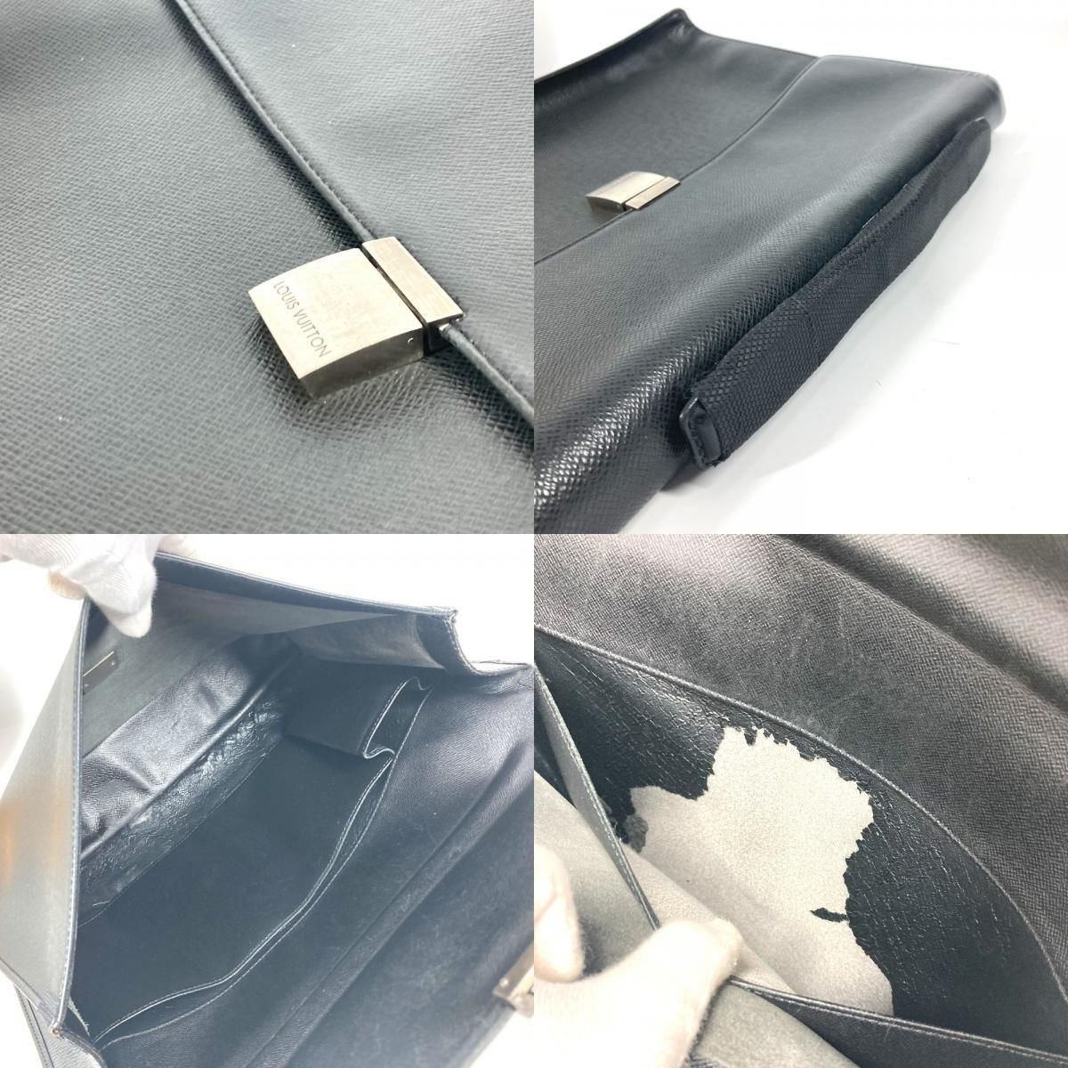 LOUIS VUITTON ルイヴィトン タイガ アンガラ 黒 ビジネスバッグ