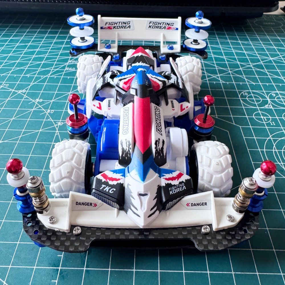 【ミニ四駆・塗装済みボディ】シャドウシャーク／F1スタイル　ウィリアムズFW14 ミニ四駆 オリジナル塗装ボディ シャドウシャーク F1スタイル