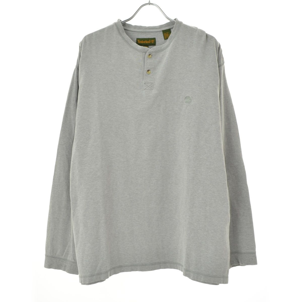 【TIMBERLAND】ヘンリーネック長袖Tシャツ