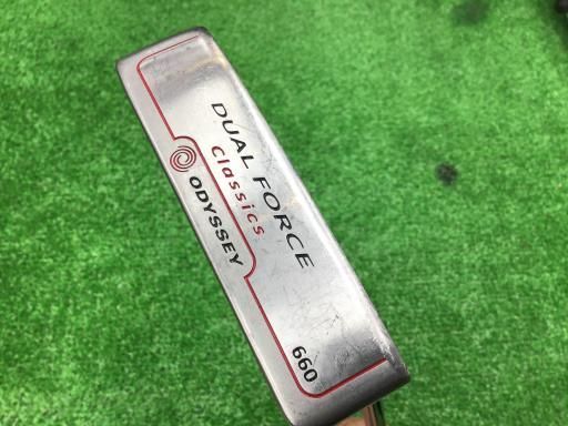 オデッセイ DUAL FORCE Classics 660 34インチ パター PT スチール フレックスその他 メンズ 男性用 右利き 右用 Cランク ゴルフクラブ