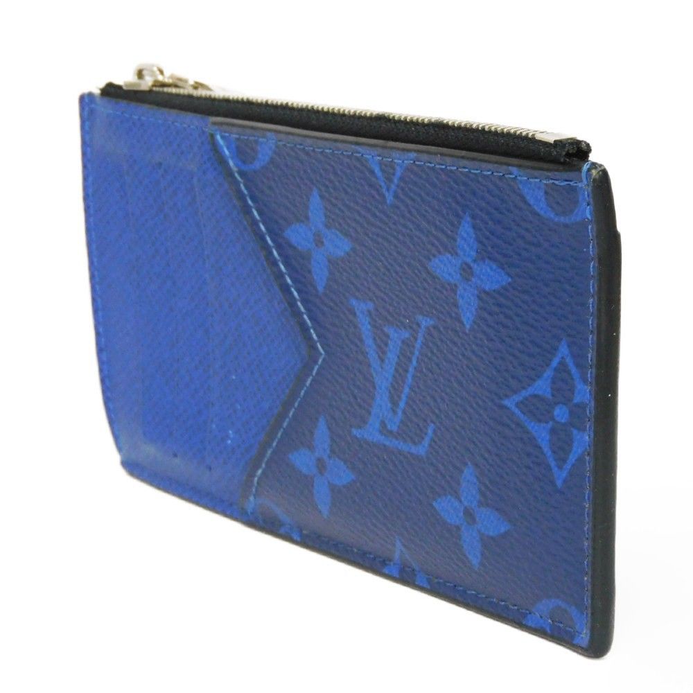 ルイ・ヴィトンM30270 タイガラマ コインカードフォルダ 色コバルト